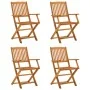 5-teiliges Garten-Esszimmer-Set aus massivem Akazienholz von vidaXL, Gartensets - Ref: Foro24-3203352, Preis: 363,50 €, Rabat...