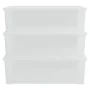 Cajas de almacenaje apilables 3 uds plástico 25 L de vidaXL, Cestas para almacenaje - Ref: Foro24-154988, Precio: 57,70 €, De...
