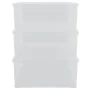 Cajas de almacenaje apilables 3 uds plástico 25 L de vidaXL, Cestas para almacenaje - Ref: Foro24-154988, Precio: 57,70 €, De...