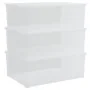 Stackable storage boxes 3 pcs plastic 10 L by vidaXL, Storage baskets - Ref: Foro24-154987, Price: 31,01 €, Discount: %
