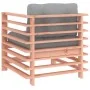 Garden armchairs and cushions 2 pcs solid wood Douglas fir by vidaXL, Modular outdoor sofas - Ref: Foro24-825679, Price: 163,...