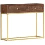 Solid mango wood console table 90x30x75 cm by vidaXL, Side tables - Ref: Foro24-286555, Price: 194,81 €, Discount: %