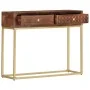 Solid mango wood console table 90x30x75 cm by vidaXL, Side tables - Ref: Foro24-286555, Price: 194,81 €, Discount: %