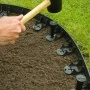 Nature Garden Einfassung und Ankerdübel schwarz von Nature, Garteneinfassung und Einfassung - Ref: Foro24-428507, Preis: 31,7...