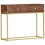 Solid mango wood console table 90x30x75 cm by vidaXL, Side tables - Ref: Foro24-286555, Price: 194,81 €, Discount: %