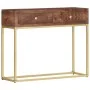 Solid mango wood console table 90x30x75 cm by vidaXL, Side tables - Ref: Foro24-286555, Price: 194,81 €, Discount: %