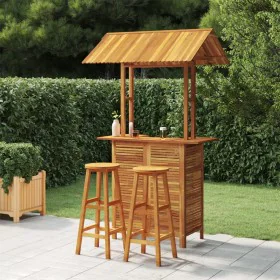 Garten-Barmöbel-Set 3-teilig aus massivem Akazienholz von vidaXL, Gartensets - Ref: Foro24-3116006, Preis: 444,81 €, Rabatt: %