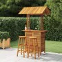 Garden bar furniture set 3 pieces solid acacia wood by vidaXL, Garden sets - Ref: Foro24-3116006, Price: 452,65 €, Discount: %