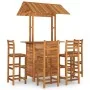 Garten-Barmöbel-Set 5-teilig aus massivem Akazienholz von vidaXL, Gartensets - Ref: Foro24-3116005, Preis: 623,88 €, Rabatt: %