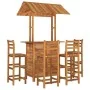 Garten-Barmöbel-Set 5-teilig aus massivem Akazienholz von vidaXL, Gartensets - Ref: Foro24-3116005, Preis: 623,88 €, Rabatt: %