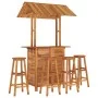 Garten-Barmöbel-Set 5-teilig aus massivem Akazienholz von vidaXL, Gartensets - Ref: Foro24-3116007, Preis: 523,81 €, Rabatt: %