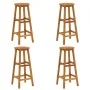 Garten-Barmöbel-Set 5-teilig aus massivem Akazienholz von vidaXL, Gartensets - Ref: Foro24-3116007, Preis: 523,81 €, Rabatt: %