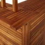Mesa de bar jardín con tejado madera de acacia 113x106x217 cm de vidaXL, Mesas de jardín - Ref: Foro24-45909, Precio: 374,60 ...