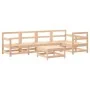 Juego de muebles de jardín 6 piezas y cojines madera maciza de vidaXL, Conjuntos de jardín - Ref: Foro24-3185997, Precio: 456...