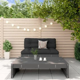 Garden furniture set 2 pieces and gray solid wood cushions by vidaXL, Garden sets - Ref: Foro24-3186132, Price: 386,17 €, Dis...