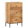 Massivholz Mangoholz Sideboard 45x30x75 cm von vidaXL, Sideboards - Ref: Foro24-286560, Preis: 119,92 €, Rabatt: %