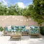 Gartenmöbel-Set 6-teilig und Kissen aus imprägniertem Kiefernholz von vidaXL, Gartensets - Ref: Foro24-3186010, Preis: 565,13...