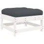 Garden furniture set 10 pieces and white solid wood cushions by vidaXL, Garden sets - Ref: Foro24-3186089, Price: 881,24 €, D...
