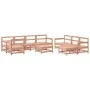 10-piece garden furniture set with Douglas fir wood cushions by vidaXL, Garden sets - Ref: Foro24-3186086, Price: 865,16 €, D...