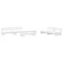 6-teiliges Gartenmöbel-Set und weiße Massivholzkissen von vidaXL, Gartensets - Ref: Foro24-3186152, Preis: 1,00 €, Rabatt: %