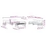 6-teiliges Gartenmöbel-Set und weiße Massivholzkissen von vidaXL, Gartensets - Ref: Foro24-3186152, Preis: 1,00 €, Rabatt: %