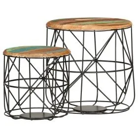 Couchtische 2 Einheiten recyceltes Massivholz von vidaXL, Couchtisch - Ref: Foro24-286578, Preis: 110,92 €, Rabatt: %