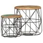 Coffee tables 2 units recycled solid wood by vidaXL, Coffee table - Ref: Foro24-286578, Price: 111,50 €, Discount: %