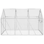 Vogelhaus aus silbernem Aluminium, 1,79 x 3 x 1,85 m von vidaXL, Füße und Vogelkäfige - Ref: Foro24-3155796, Preis: 404,08 €,...