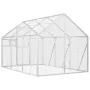 Silver aluminum birdhouse 1.79x3x1.85 m by vidaXL, Feet and bird cages - Ref: Foro24-3155796, Price: 404,08 €, Discount: %
