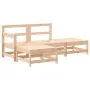 4-teiliges Gartenmöbel-Set und Massivholzkissen von vidaXL, Gartensets - Ref: Foro24-3186018, Preis: 277,71 €, Rabatt: %
