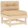 Juego de muebles de jardín 10 piezas y cojines madera maciza de vidaXL, Conjuntos de jardín - Ref: Foro24-3186074, Precio: 81...