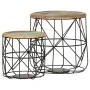 Coffee tables 2 units recycled solid wood by vidaXL, Coffee table - Ref: Foro24-286578, Price: 111,50 €, Discount: %