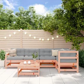 6-piece garden furniture set with Douglas fir wood cushions by vidaXL, Garden sets - Ref: Foro24-3186002, Price: 517,24 €, Di...