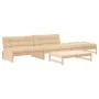 4-piece garden furniture set and solid wood cushions by vidaXL, Garden sets - Ref: Foro24-3186109, Price: 585,10 €, Discount: %
