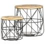 Coffee tables 2 units solid mango wood by vidaXL, Coffee table - Ref: Foro24-286579, Price: 86,32 €, Discount: %