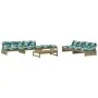 Garden furniture set 6 pieces and cushions made of impregnated pine wood by vidaXL, Garden sets - Ref: Foro24-3186129, Price:...
