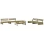 Gartenmöbel-Set 6-teilig und Kissen aus imprägniertem Kiefernholz von vidaXL, Gartensets - Ref: Foro24-3186129, Preis: 1,00 €...
