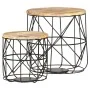 Coffee tables 2 units solid mango wood by vidaXL, Coffee table - Ref: Foro24-286579, Price: 86,32 €, Discount: %