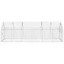 Pajarera de aluminio color plateado 1,79x6x1,85 m de vidaXL, Pies y jaulas para pájaros - Ref: Foro24-3155798, Precio: 549,80...