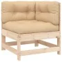 Juego de muebles de jardín 4 piezas y cojines madera maciza de vidaXL, Conjuntos de jardín - Ref: Foro24-3186025, Precio: 275...