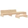 Juego de muebles de jardín 4 piezas y cojines madera maciza de vidaXL, Conjuntos de jardín - Ref: Foro24-3186137, Precio: 570...