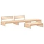 Juego de muebles de jardín 4 piezas y cojines madera maciza de vidaXL, Conjuntos de jardín - Ref: Foro24-3186137, Precio: 570...