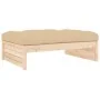 Juego de muebles de jardín 4 piezas y cojines madera maciza de vidaXL, Conjuntos de jardín - Ref: Foro24-3186137, Precio: 570...
