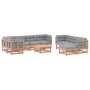10-piece garden furniture set with Douglas fir wood cushions by vidaXL, Garden sets - Ref: Foro24-3186079, Price: 826,19 €, D...