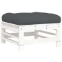 6-piece garden furniture set and white solid wood cushions by vidaXL, Garden sets - Ref: Foro24-3186005, Price: 613,22 €, Dis...