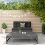Garden furniture set 2 pieces and gray solid wood cushions by vidaXL, Garden sets - Ref: Foro24-3186104, Price: 370,65 €, Dis...