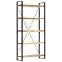 Solid mango wood 5-level shelf 90x30x180 cm by vidaXL, Bookcases and shelves - Ref: Foro24-286581, Price: 256,44 €, Discount: %