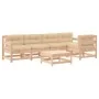 6-piece garden furniture set and solid wood cushions by vidaXL, Garden sets - Ref: Foro24-3185990, Price: 450,95 €, Discount: %