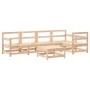 6-piece garden furniture set and solid wood cushions by vidaXL, Garden sets - Ref: Foro24-3185990, Price: 450,95 €, Discount: %