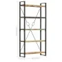 5-tier shelving made of recycled solid wood 90x30x180 cm by vidaXL, Bookcases and shelves - Ref: Foro24-286584, Price: 279,01...